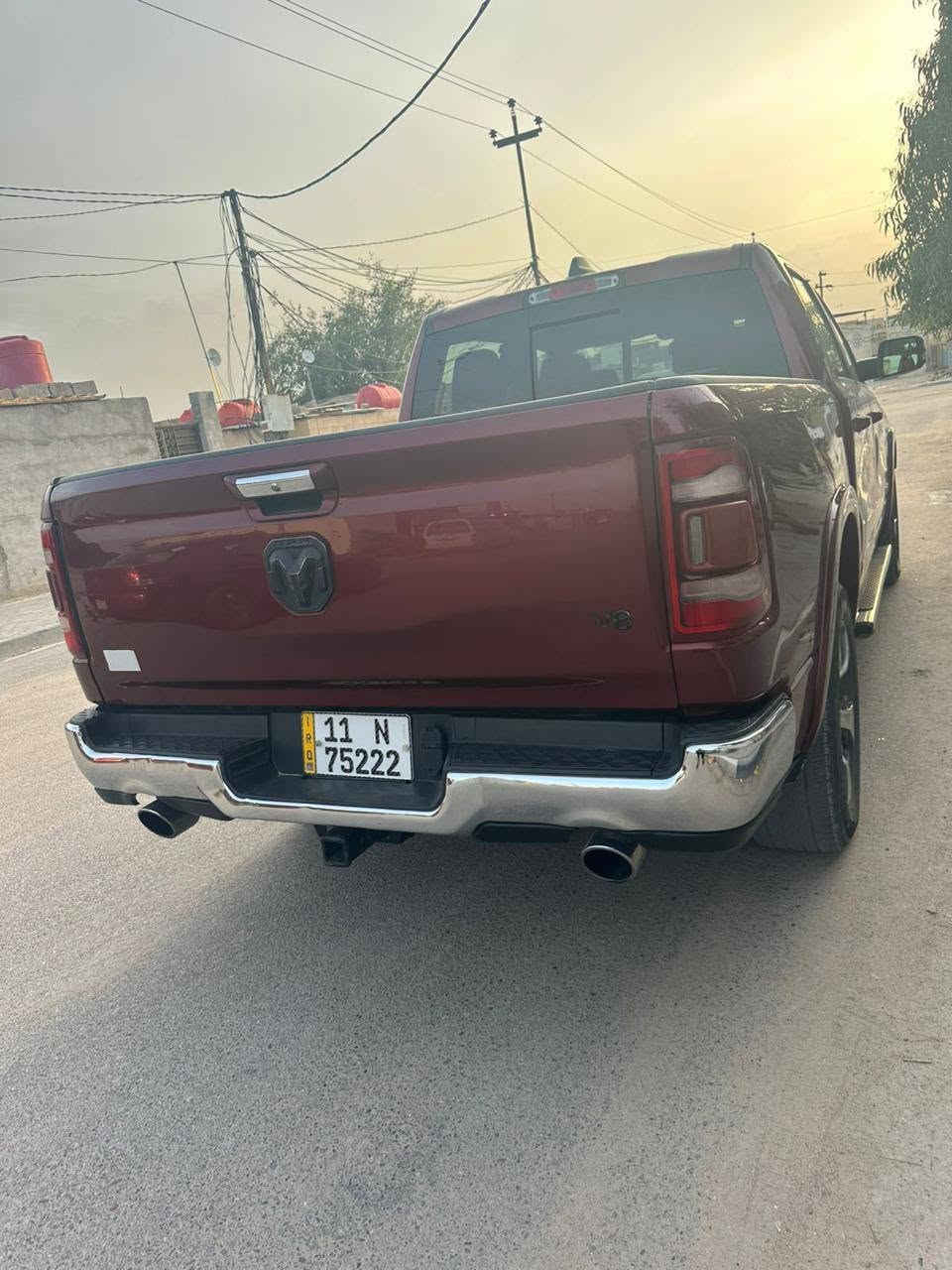 السلام عليكم دوج رام 2019 لارامي
رقم بغداد راعيها بلبصره سنويه جديده هزه جديده 
كشنات تدفئه وتبريد مواصفات حلوه 
تخم تاير جديد حداديه 80 بلميه
مكينه كير مكفولات دوشمه جديده 
ادامه بلكات نوزلات فلاتر ادامه عامه مسويلها 
8 سلندر 5.7  سياره بيها 6 قطع ثنين صبغ والباقيات فتح 
سعرها مناسب  ***********
