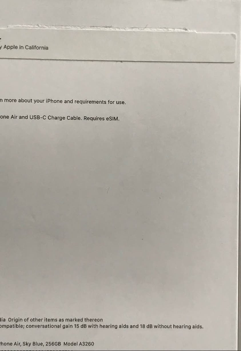 iPhone 17 Air السليمانية, العراق


**إذا كنت صاحب هذا الإعلان وتريد حذفه لأي سبب، رجاءا أرسل رسالة إلى الدعم الفني**