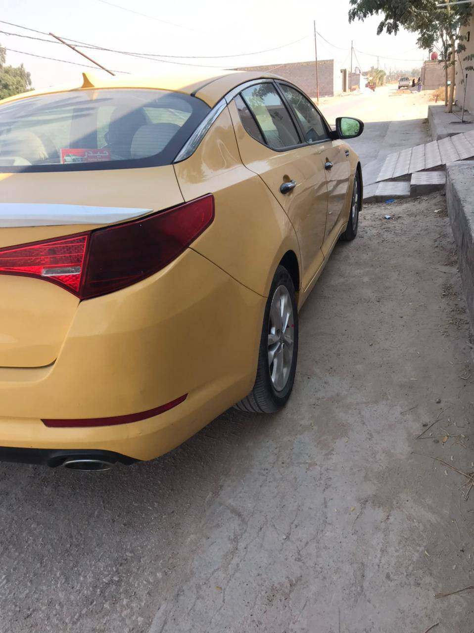 السلام عليكم للبيع كيا اوبتما 2012 بغداد بأسمي محرك كير مكفول تخم تاير ويل كب وارد امريكي بدون اي ضرر السعر 95  وبيه مجال للطيبين….***********
