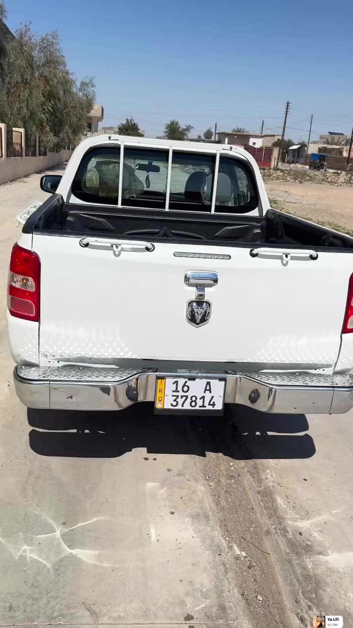 🛑أعلان….. ميتسيبوشي L200 (قذافي) 
موديل : 2017
النضافة : فول بوضع الشركة 
الحادث : بدون خالص 
محرك : بلادي شرط 
كير : بلادي شرط
كهربائيات : بلادي شركه
مسجل : شاشة مع كامره
قفل سنتر لك مع جهاز كانترول
حداديه صدر مع طخم تاير مع سبير جديد 
سياره خير من الله شغل وامشي 
سنويه بأسمي هزه وضريبة سونار كلو جديد 
رقم : دولي 
مشروع وطني 
السعر : 148 وبي مجال 
مكان📍كركوك ناحية الزاب 
الهاتف : ***********
