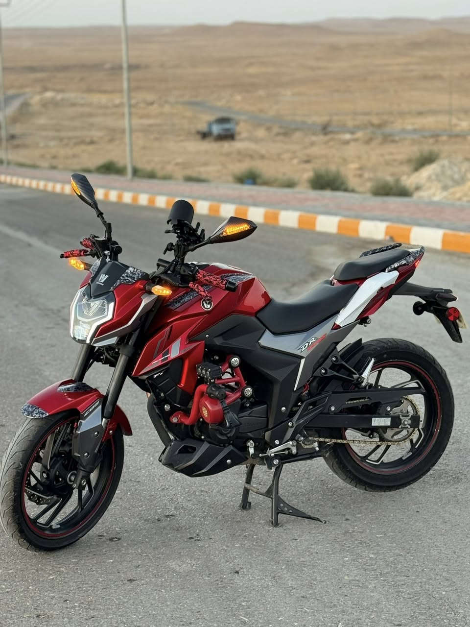 السلام عليكم
دراجة هاوجي dr160 للبيع   مسجلة ومكفولة كفاله عامة 
السعر 25$ ونص وبيها مجال 
رقم الهاتف  ***********
