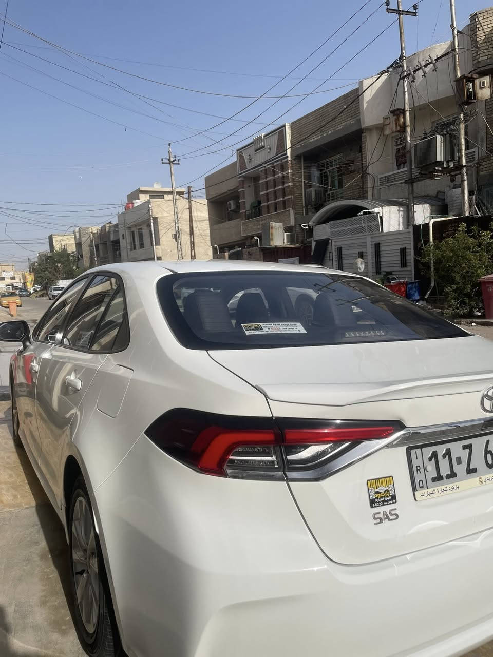 السلام عليكم
كورولا هايبرد ( 2025 ) شكل الخليجي باركود
محرك 1800 على وضع الشركة ماشية 16 الف 

رقم بغداد الجديد بأسمي وهزة جديدة تحويل ثاني يوم

فول مواصفات 1/1 
كير محرك تبريد دواخل كله ع وضع الشركة

كفالة عامة عدا رصعة بالصندوق ع كد ٣ اصابع pdr

السعر / 154$
مكاني بغداد السيدية
هـ/***********
