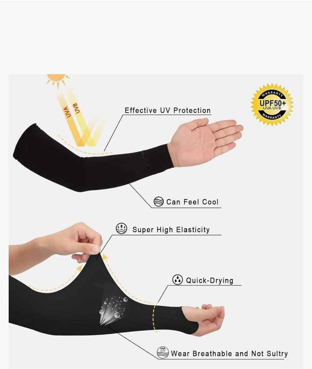 حجز واتساب ***********
أكمام ذراع للحماية من الشمس، والمعروفة أيضًا باسم أكمام 

هذه الأكمام مصنوعة من مادة مرنة تسمح بالتمدد  بـ "Nice Elasticity and Stretchability"). 

الاستخدام: تستخدم في الغالب للأنشطة الخارجية مثل الجولف، وركوب الدراجات، والقيادة، والرياضات، والصيد لتوفير الحماية من الأشعة فوق البنفسجية.

 عادة ما تكون مصنوعة من مزيج من البوليستر والياف لدنة (إيلاستين) أو أقمشة حريرية جليدية، مما يجعلها خفيفة الوزن وقابلة للتنفس.

الحماية: توفر حماية من الشمس بعامل حماية من الأشعة فوق البنفسجية (UPF 50+) لحجب الأشعة فوق البنفسجية الضارة.

سعر الزوج قطعتين  

توصيل جميع المحافظات 4 الاف#اكمام #أكمام #اكمام_الحشمة #اكمام_للعبايه #أكمام_وقاية كربلاء النجف سماوة صلاح_الدين تكريت 
دهوك اربيل سليمان سليمانية موصل  
العراق بغداد بصرة ناصرية ديالى  العراق الانبار رمادي واسط العمارة ديوانية  كوت بعقوبة كركوك بغداد, العراق
