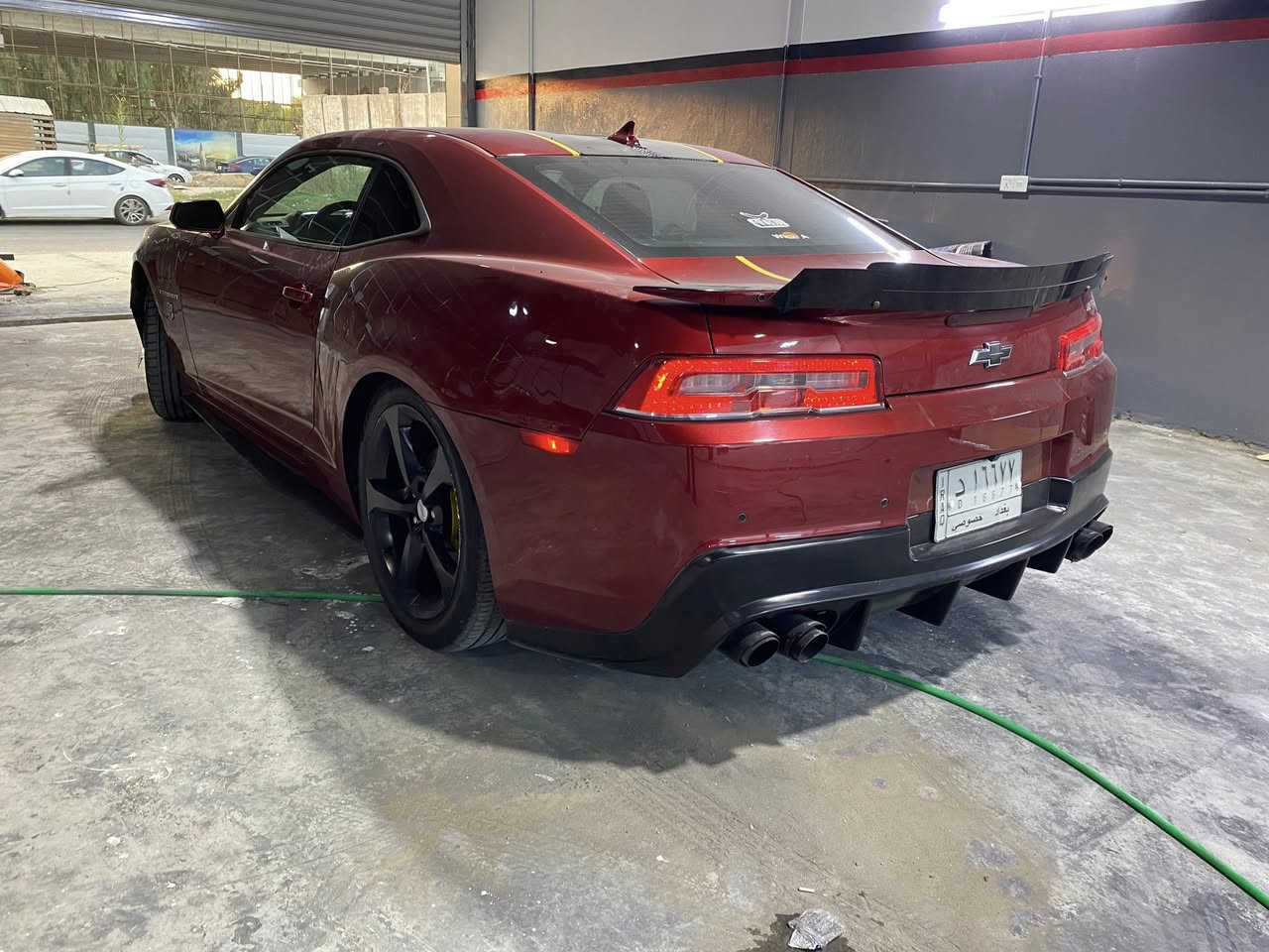 كمارو ٢٠١٤  محرك ٦ سلندر RS
حادثه جاملغ وباب فقط مثل مموضح بالصور  باقي السياره مكفوله بجم كبس 

ايرباك برده فقط 

كير محرك مكفول 

صدر جديد 

السياره عليه ادامه من كل النواحي 

تخم تاير جديد 

شاشه وكامره وحساس خلفي وشفتات بالستيرن وكشنات كهرباء 

السياره عله ايدي وكلش نضيفه 

عارضه ب٩٨ وبيها مجال  

 

الرقم /***********
