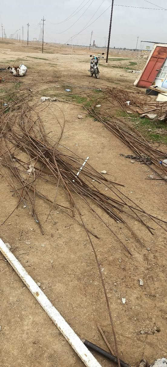 متوفر حديد 12متر 6 متر 4متر  العنوان ناحية الشورة قرية النعناعة قرب مول العيسى للتواصل ***********
