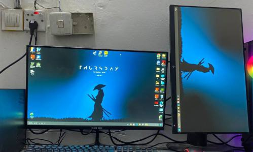 تحيه طيبه– كيس  + شاشات بحالة ممتازة 🔥

💻 مواصفات الكيس:
• المعالج: Intel Core i5‑12400F
• المذربورد: ASUS PRIME H610M‑K D4
• كرت الشاشة: Colorful GeForce RTX 3060 BattleAx 12GB
• الرام: BLACK WOLF RGB ‎16GB‎ (2×8) ‎3200MHz‎
• الخزن: Hikvision 1TB SSD
• الباور سبلاي: Redragon RUPS‑600W 80 Plus Power Supply
• الكيس:

💰 سعر الكيس: 875,000 د.ع

━━━━━━━━━━━━━━━

🖥️ الشاشة الأولى:
Xiaomi Mi Desktop Monitor 24
• حجم: 24 بوصة
• دقة: Full HD ‎1920×1080‎
• نوع اللوحة: IPS
• التردد: ‎75Hz‎
• قابلة للتعديل بالطول والعرض

💰 السعر: 75,000 د.ع

━━━━━━━━━━━━━━━

🖥️ الشاشة الثانية:
BLACK WOLF Gaming Monitor
• الحجم: 24 بوصة
• الدقة: ‎1080p‎
• التردد: ‎165Hz‎
• الاستجابة: ‎1ms‎

💰 السعر: 150,000 د.ع

━━━━━━━━━━━━━━━

📍 المكان: كربلاء
🚚 متوفر توصيل لجميع المحافظات
📩 للتواصل: خاص ***********
