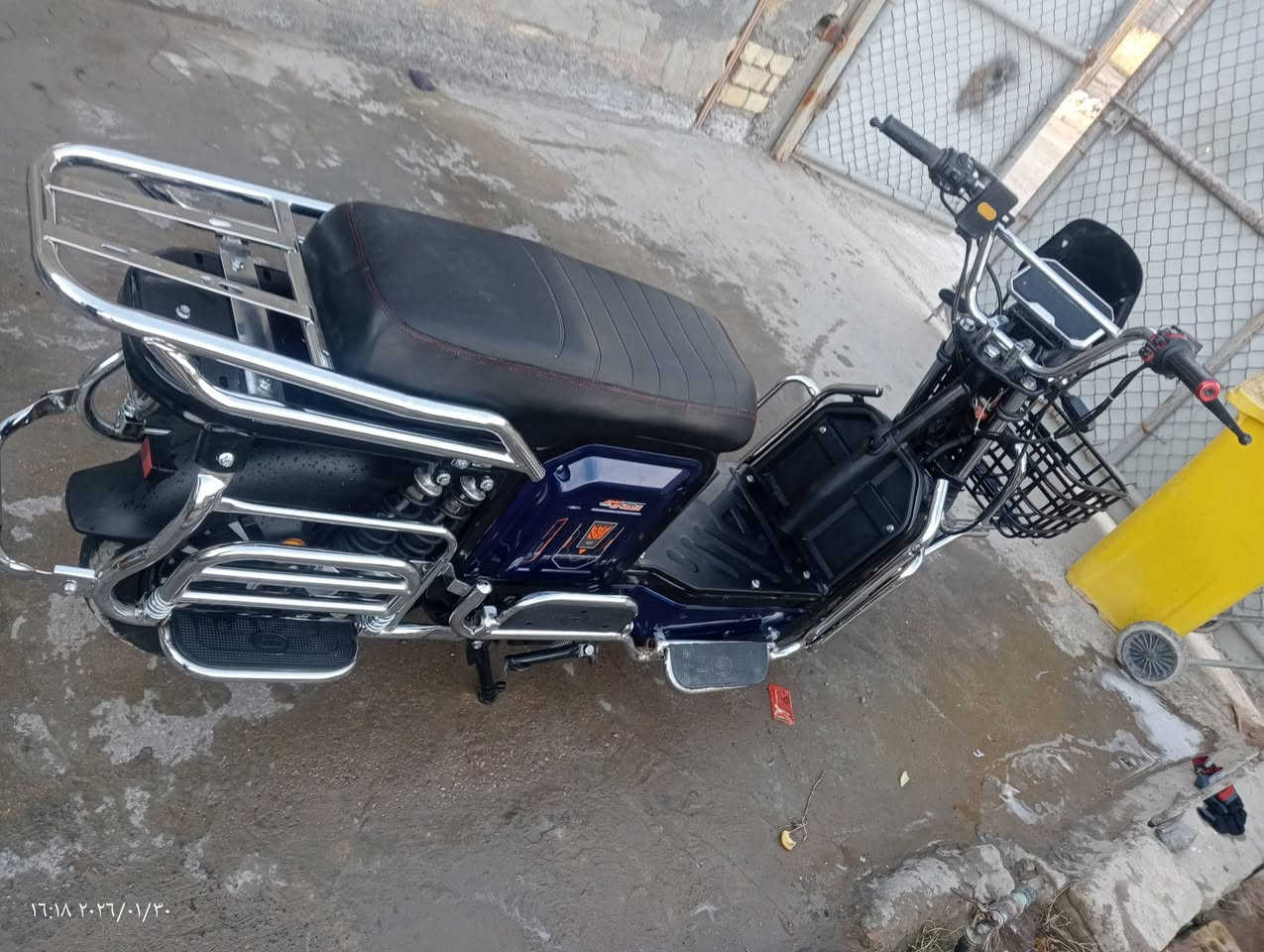 سلام عليكم دراجه شحن 7 بطاريات موديل 25 جديد سعر 650 بي مجال مكان فلوجة تصال ***********
