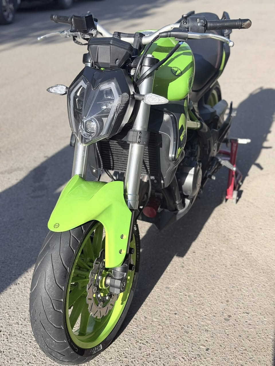 دراجه Benelli TNT302s رقم بغداد اي نقص ما بيها شرط الكفاله من التاير لتاير عليها ادامه كامله جديد دهن MOTUL فلاتر كلشي جديد مكاني بغداد الاستفسار ***********
