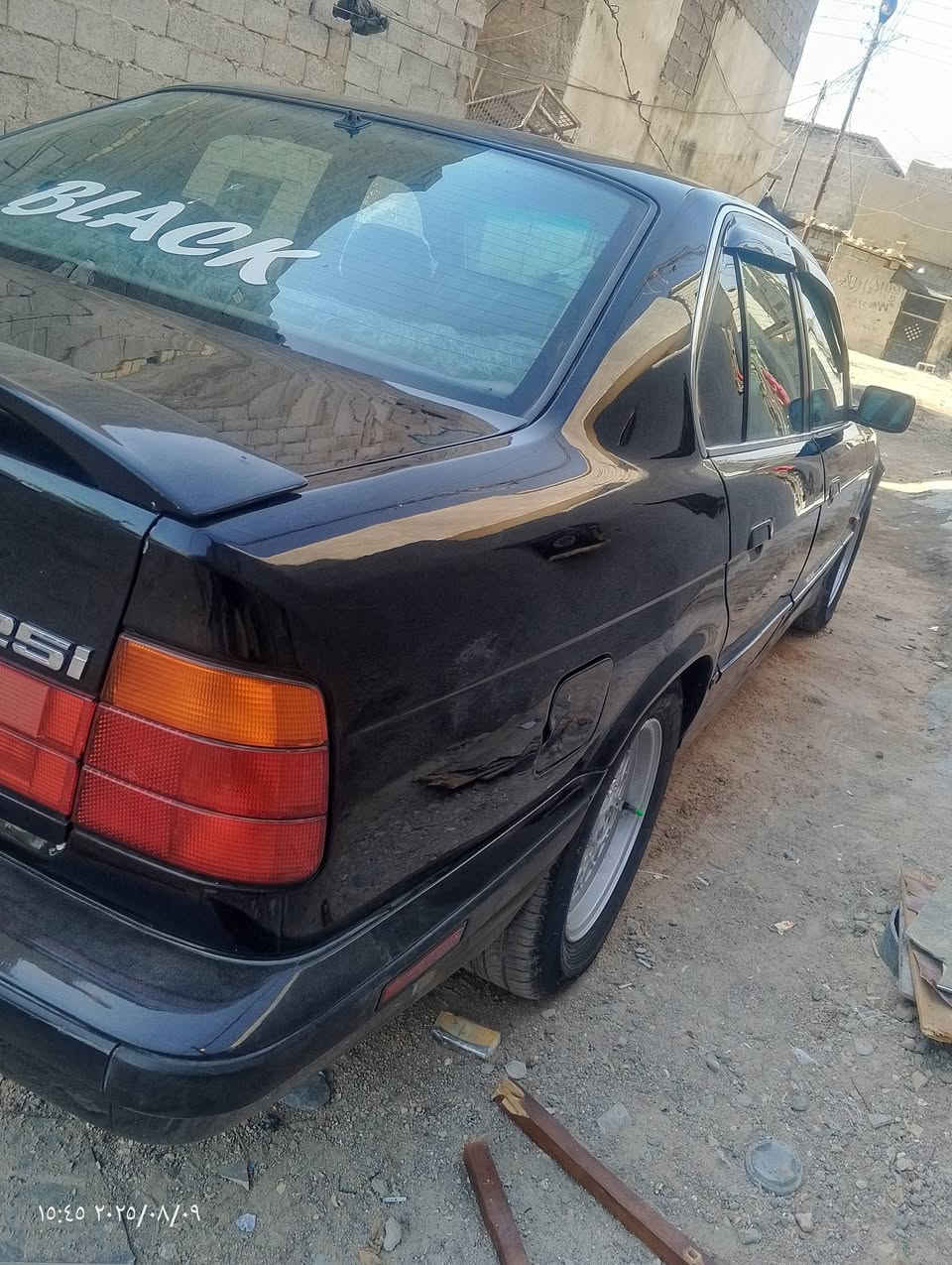 سلام عليكم 
BMW525
موديل 1994 وارد ياباني محرك مسكر تك فانوس فول عدا فتحة بدون ضربة رقمهة سليمانية تحويل أو وكالة 
$70 وبيهة مجال  
مكانهة بغداد شهداء البياع
للاستفسار ***********
