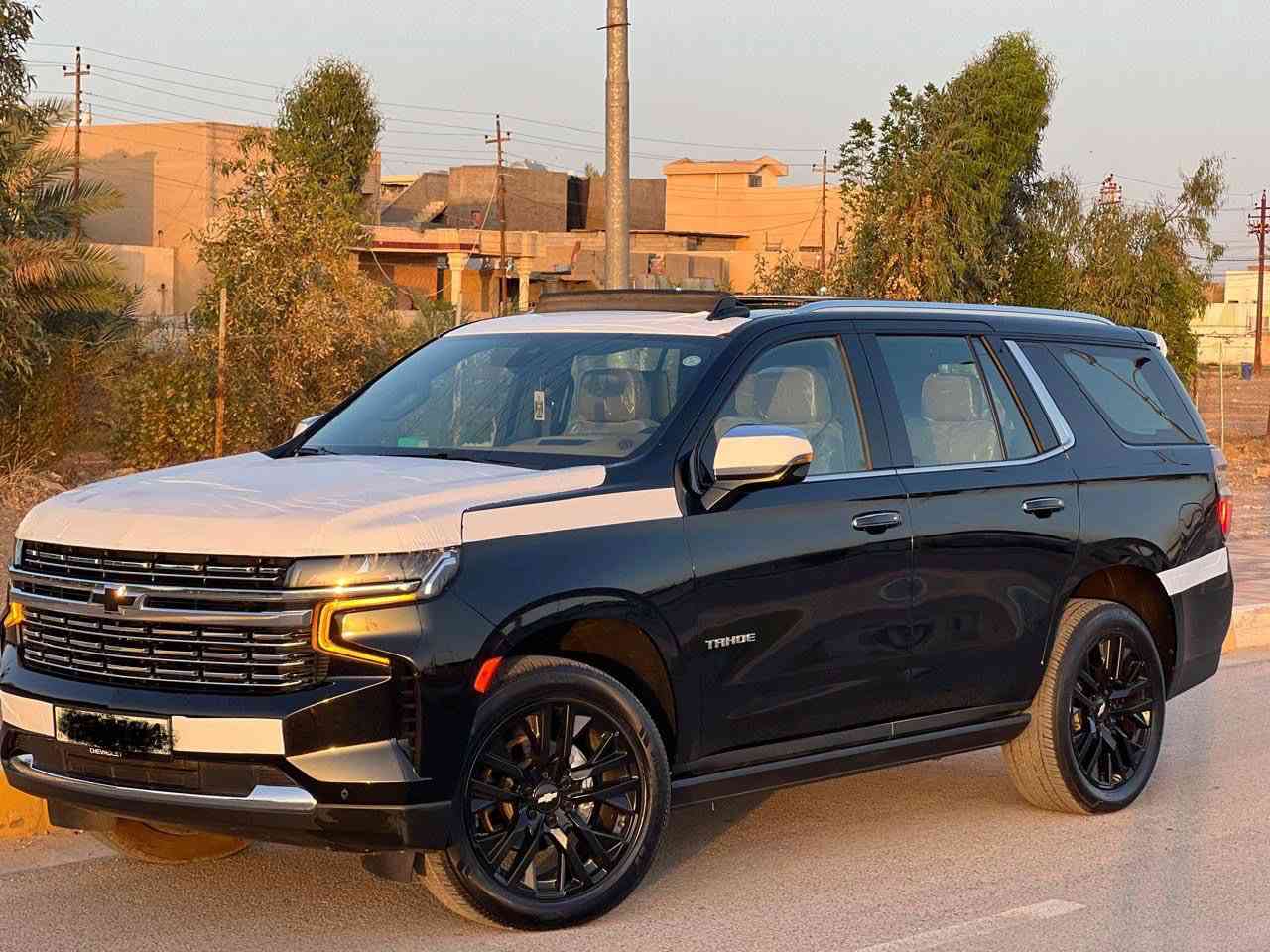 تاهو برايمر 2022 خليجي 
مغلفه ppf بل كامل داخل وخارج 
مكفوله كفاله عامه 
مواصفات پریمر فول1/1
داتاشوو
5خمس كاميرات
فور ويل (4X4)
بانوراما
جكات
داخل جلد لون حمصي
كشنات تبريد تدفئة
كشنات خلفية كهرباء
شحن لاسلكي
كيجات ديجيتال
كشن خزن ميموري
بصمة
صندوق كهربائي
ابواب بصمة
شاشة كبيرة
تشغيل عن بعد
كشنات كهربائية
رادارات
محرك 5.3 
تحكم ستيرن فول
حساسات امامي خلفي
نظام تحذير اصطدام
نظام تنبيه عند خروج من المسار
حاجب زنون
٧ راكب
نظام زنون اصلي
كروس سرعة
حساسات جانبية
نظام سير على المسار
السياره رقم سليمانيه جديد دولي باسمي 
مكفول السيارة كفاله عامه من كلشي 
 كير و محرك بشرط كفاله
كير و محرك بشرط مامفتوح
مكان السيارة الرمادي
السعر 525 وبيها مجال
الاستفسار ***********
