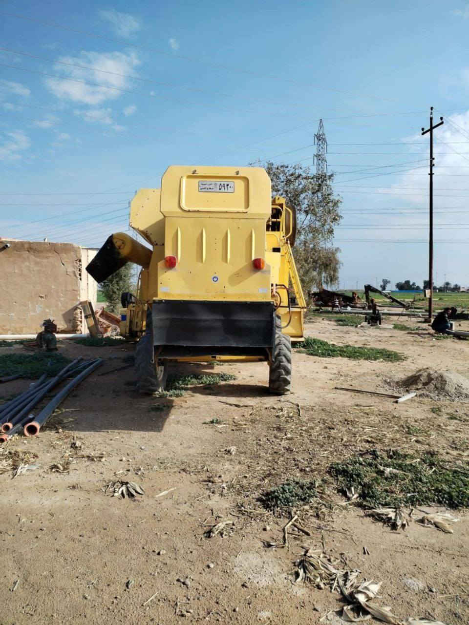 حاصده 2005رقم صلاح الدين TC54تحويل مباشر مكفولة محرك كير اكسل مكفوله من الحيم جاهزه حالين بل حصاد مكان ديالى السعر 45مليون لاستفسار ***********
