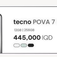 تكنو بوفة7 الترا ملحقات كاملة ذاكرة 256 رام 12+12=24 سعر ٣٢٥ مستخدم بي...