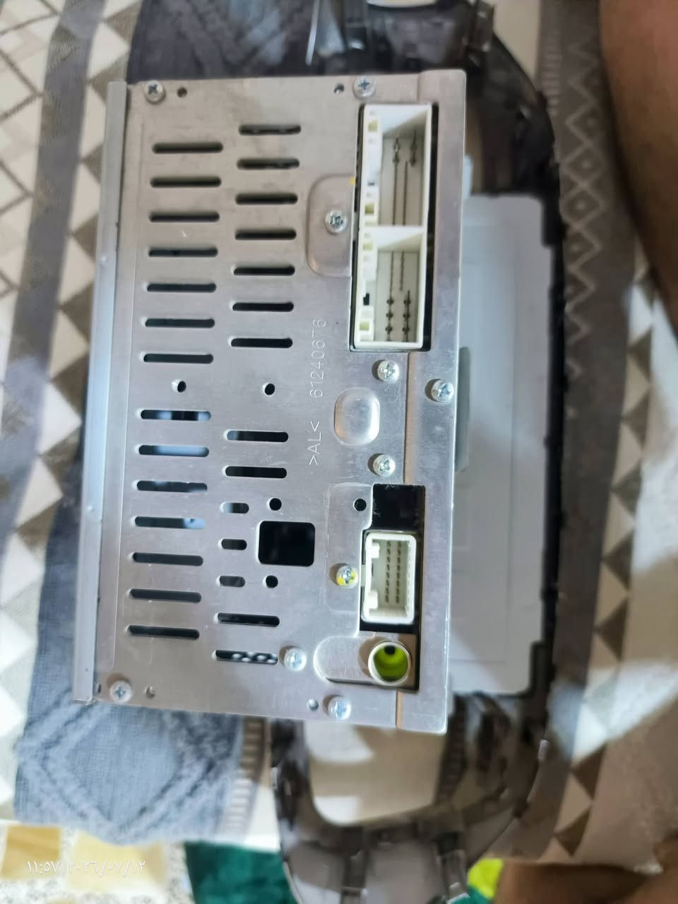 للبيع شاشة وكالة أصلية كيا سورينتو 2016
أصلية KIA MOBIS
بلوتوث + راديو + USB
نظيفة جدًا وتشتغل 100% بدون أي مشاكل.
مع الإطار الأصلي كامل، جاهزة للتركيب.
💰 السعر: 220 ألف دينار قابل للنقاش.
📍الموقع: (كربلا حي العسكري العابد ).
📞 للاستفسار *********** 
❌غير متواجد عل ماسنجر فقط رقم
