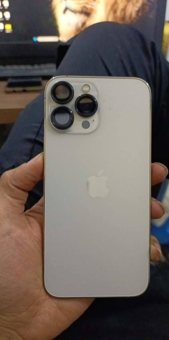 13 برو ماكس
لون ذهبي نظيف جدا ما مفتوح ووتر بروف ما مستبدل اي شي الجهاز نظيف جدا
تخطي شغال شريحة الكترونية 
ذاكرة 256 بطارية 81 بلادية شحن يخبل 
مكاني بغداد دورة او كرادة شارع الصناعة 
سعره 450 قفل نهايته 
خاص متواجد او رقم 
***********
