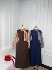 فستان عيد • خامة دابل • مقاسات ٣٨-٤٨