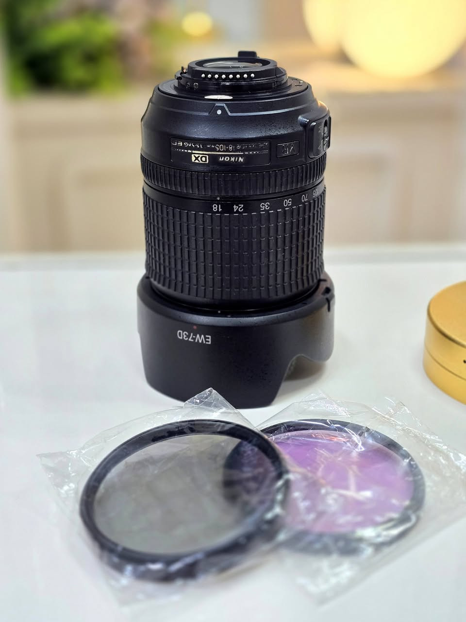 عدسة نيكون 105-18 نظافة 99% 
يجي وياها هود و فلاتر عدد ثنين

العدسة نظيفة كلللش سعرها 125 الف ، موجود توصيل لكل العراق ، 

مكاني نجف


**إذا كنت صاحب هذا الإعلان وتريد حذفه لأي سبب، رجاءا أرسل رسالة إلى الدعم الفني**