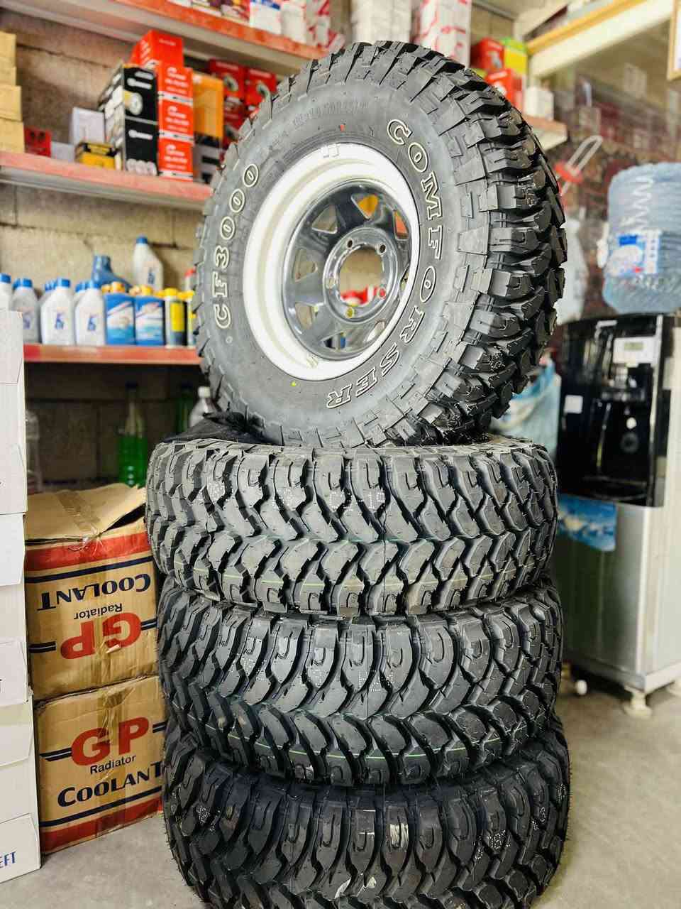 تەیەی جەبەلی COMFORSER قیاسی  31x10.50R15 ژمارە موبایل***********
