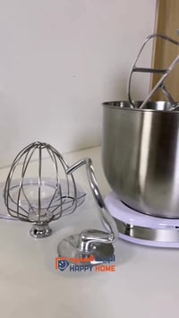 عجانة ٦ لتر ماركة كراون  - ٨ سرعات  - 3 آلات (عجن- هرس- خفق) -شاشة ديج...