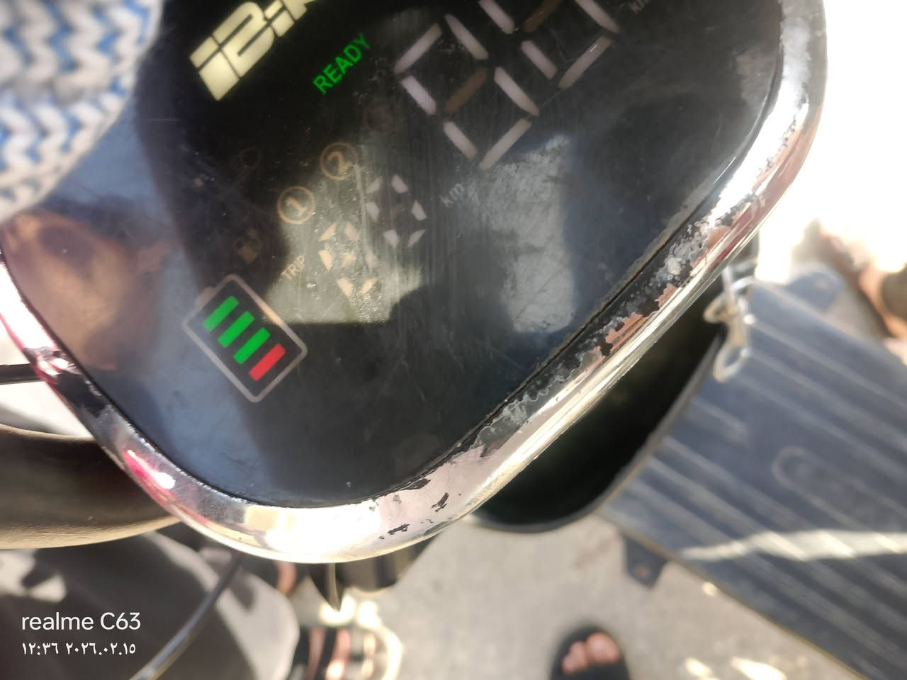 سلام عليكم ماطور شحن للبيع  ماطور نضيف ماطور حجم 20 تايره جديد مابي كسر دبلات مال شركه وايرمينات شغال شحنا اصلي مالو باتري مال شركه نضيف شرط ماطور موديل 2024 سويج وبصمه شغال ليت شغال ونشار شغال سعر 170بي مجل لطيبين خاص مفتوح رقم الهاتف (***********) موصل حي الكرامه
