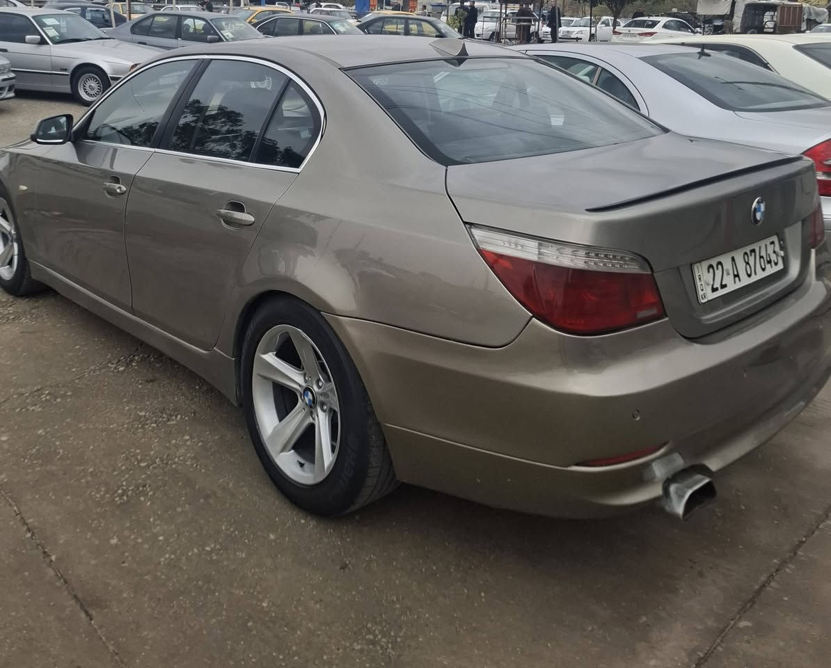 BMW e60
گير توماتيك موديل 2010
فول موسفات
مكفول من حادث و صبغ عام جمالية
محرك30
دواخل جلد
تبريد و تدفئة شغال
صدر جديد
تايرات جدد
كهربائيات علة وضع الشركة
مكان كركوك 
السعر105بي مجال
***********
