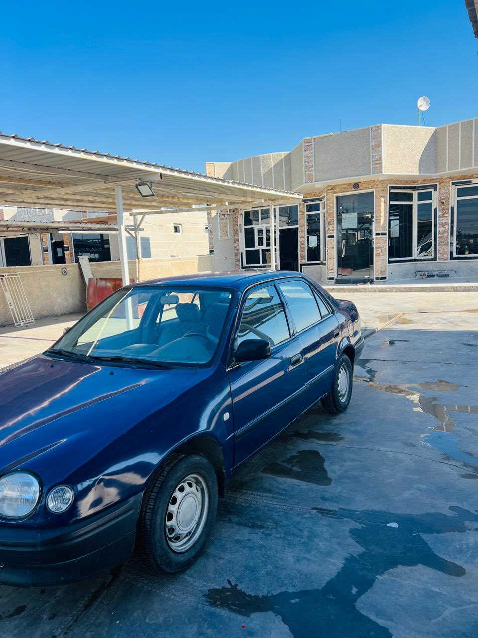 السلام عليكم
كورلا موديل ١٩٩٨. گير عادي
بيها صبغ بأماكن محددة
السعر 60 وبيها مجال
للأستفسار اكثر 
***********
