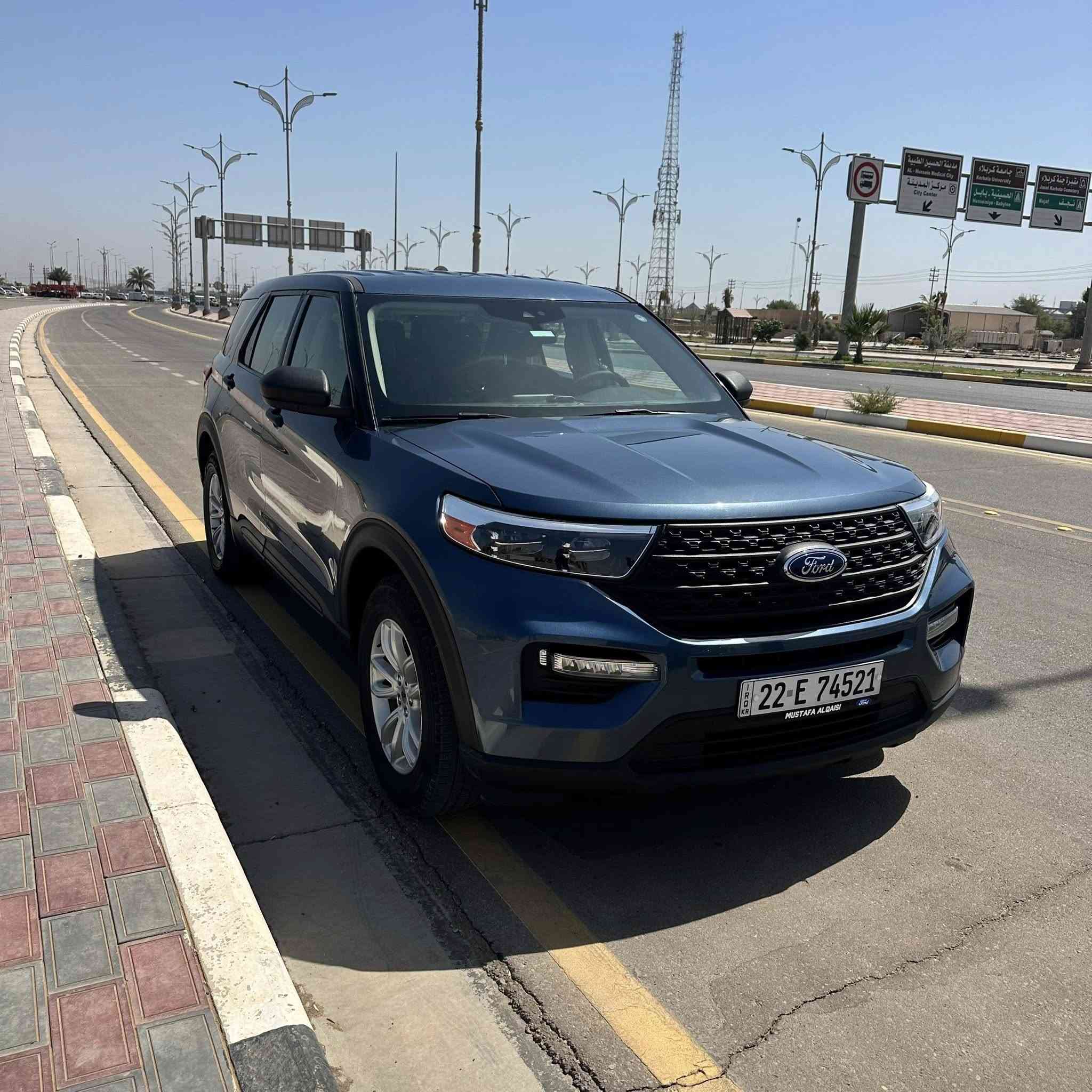 ‏‎‏‎فورد اكسبلورر       —  Ford Explorer
‏‎‏‎الموديل           — 2020
‏‎‏‎السعر            —  210$ مجال للطيبين
فئة.                 — XLT 
حجم المكينه   — V4/2300T
‏‎‏‎المسافه المقطوعه — 51 
‏‎‏‎حاله السياره. — صبغ بابين السايق وخلف السايق
‏‎‏‎المواصفات 
‏‎‏‎-كشنات جلد لون 
‏‎‏‎-كشنات هيتر
-ستيرن هيتر
-تشغيل عن بعد 
‏‎‏‎-ترحيب عند الاقتراب 
‏‎‏‎-كير ماوس
‏‎‏‎- رادار جانبي 
‏‎‏‎-رادار امامي 
‏‎- رادار خلفي 
‏‎‏‎- شاشه كبيره تدعم نظام الأبل كار باي ونظام الاندرويد 
‏‎-تدفئة ستيرن 
‏‎-گير ماوس 
‏‎-اوتو هولد 
‏‎-اوتو ستوب 
‏‎-هندبريك بصمه 
‏‎-٧وضعيات قياده 
‏‎‏‎- ستيرن بحركه كهربائيه 
‏‎‏‎- تبريد مركزي 
‏‎‏‎- بگ لايت LED 
‏‎-صندوق كهربائي 
‏‎‏‎- كود باب 
‏‎‏‎-كرسي السايق والراكب بحركه كهربائيه
‏‎‏‎-تحكم ستيرن جهتين 
‏‎‏‎-تحديد سرعه 
‏‎‏‎-مانع انزلاق 
‏‎‏‎-ليد نهاري
‏‎‏‎-كامره خلفيه دواره 
‏‎‏‎باقي المواصفات المعروفه 
‏‎‏‎رقم السياره    — أربيل باسمي
‏‎‏موقع  السياره — كربلاء
‏‎‏‎للأستفسار.     — 
لاتصال او واتس على الرقم 
***********
***********
