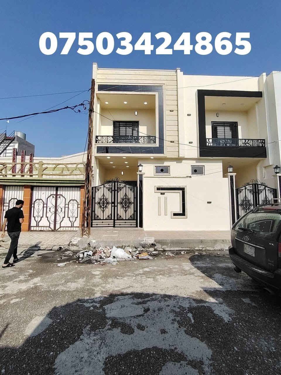 داران للبيع مساحه كل دار 100 متر
موصل حي الانتصار شارع 60 خلف سنتر الانتصار 

كل دار يتكون من 3 غرف نوم 💤 وهولين واستقبال ومطبخ وحمامين خدمات كامله تبليط 

سند طابو الزهور شرط التحويل 👉👉

للسعر والاستفسار الاتصال على الارقام التالية 

او عن طريق الواتساب 

*********** واتساب ابو حيدر… 

*********** واتساب ابو مصطفى @الجميع
