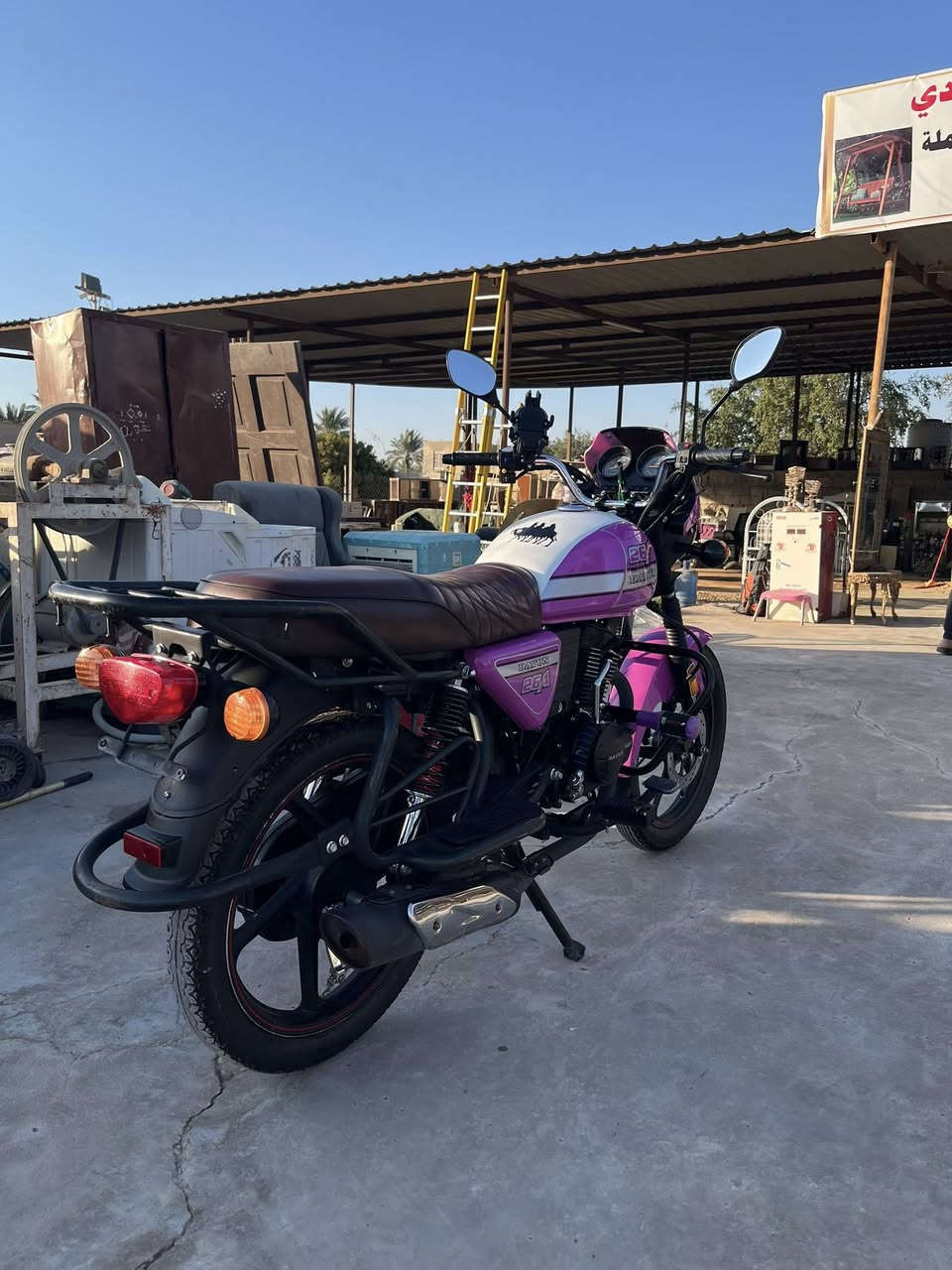 سلام عليكم دراجه دايوان رقم بغداد بسمي تحويل ثاني يوم دراجه جديده مكينه 200مكاني ديالى كنعان لاستفسار بس عل رقم ***********
