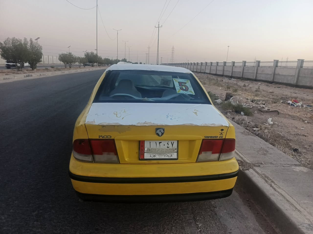 #سلام عليكم للبيع أو مراوس سمند 2009 
رقم كربلاء سنويه نافذه نهايت 2024 مصفره غرامات بس هية 90 الف عل مشتري سياره كير مكينه شواصي كفاله لا ضربه 
سعر 17 وبيه مجال العنوان النجف الكوفه 
*********** واتساب 
***********
