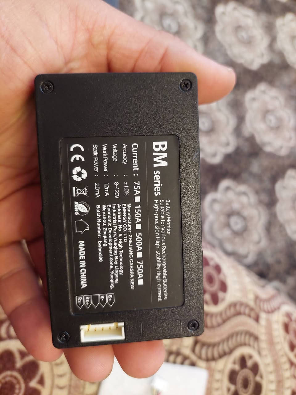 متوفر شاشة احترافيه ودقيقةباتري ميتر  تنربط على اي بطارية لقرأة المعلومات الامبير والواط والفولت وتيار الشحن والسحب من البطارية خاصه اليثيوم وغيره اكثر من ١٥٠ فولت و٥٠٠ امبير  براغي وبازبار ثقيل من النحاس السعر ٣٥ الف


**إذا كنت صاحب هذا الإعلان وتريد حذفه لأي سبب، رجاءا أرسل رسالة إلى الدعم الفني**