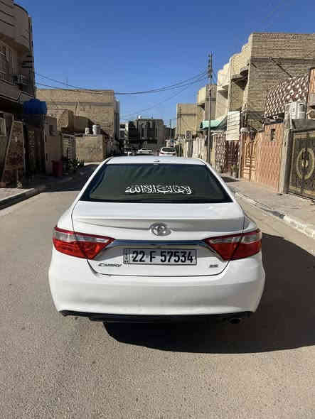 كامري 2017 وارد امريكي فئه se مواصفاته شاشه كامره تحكم جهتين 3 وضعيات قياده كشنات جلد مخمل كشن كهربائي مكينه 2.5 الفين وخمسميه vv.t مكينه كير حداديه تايرات كله جاهز ما عوزهه اي نقص سعرها 148 وبيها مجال مكاني كربلاء 
 بسمي السياره ***********
