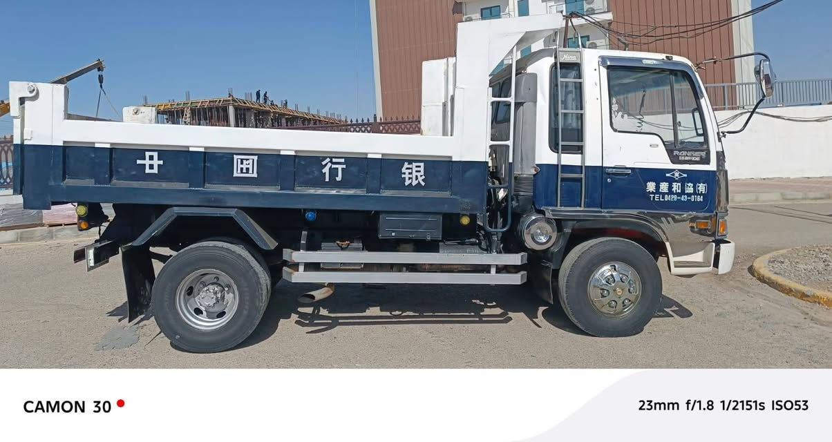 هينو طيره للبيع في بغداد موديل ١٩٩١ رقم نجف تحويل ثاني يوم بسمي مكينه ٧٠ سياره سوبر مكفوله هزه جديده ورقم جديد مكاني بغداد الحريه رقم الهاتف ***********
