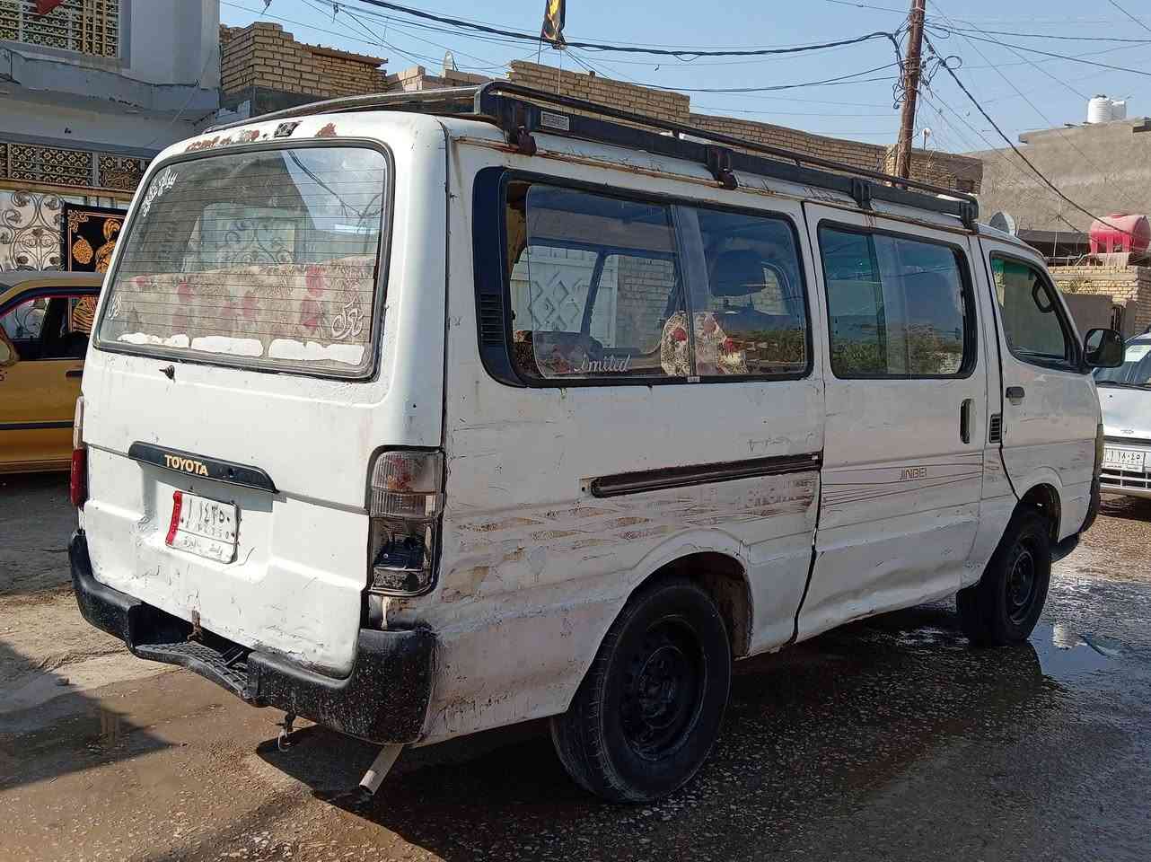 تويوتا هايسا موديل 1996 واسط
مالكه موجود وكاله ثاني يوم هيئة وغرامات عل مشتري
مكينه 3000 بريجو كاز مكينه وكير مكفولات شرط
حداديه جديده تخم تاير جديد غرفتها جديده
ترايك وين يعجبك سياره مال شغل وبلاديه
مكاني بابل القاسم السعر 17 وبيها مجال
***********
