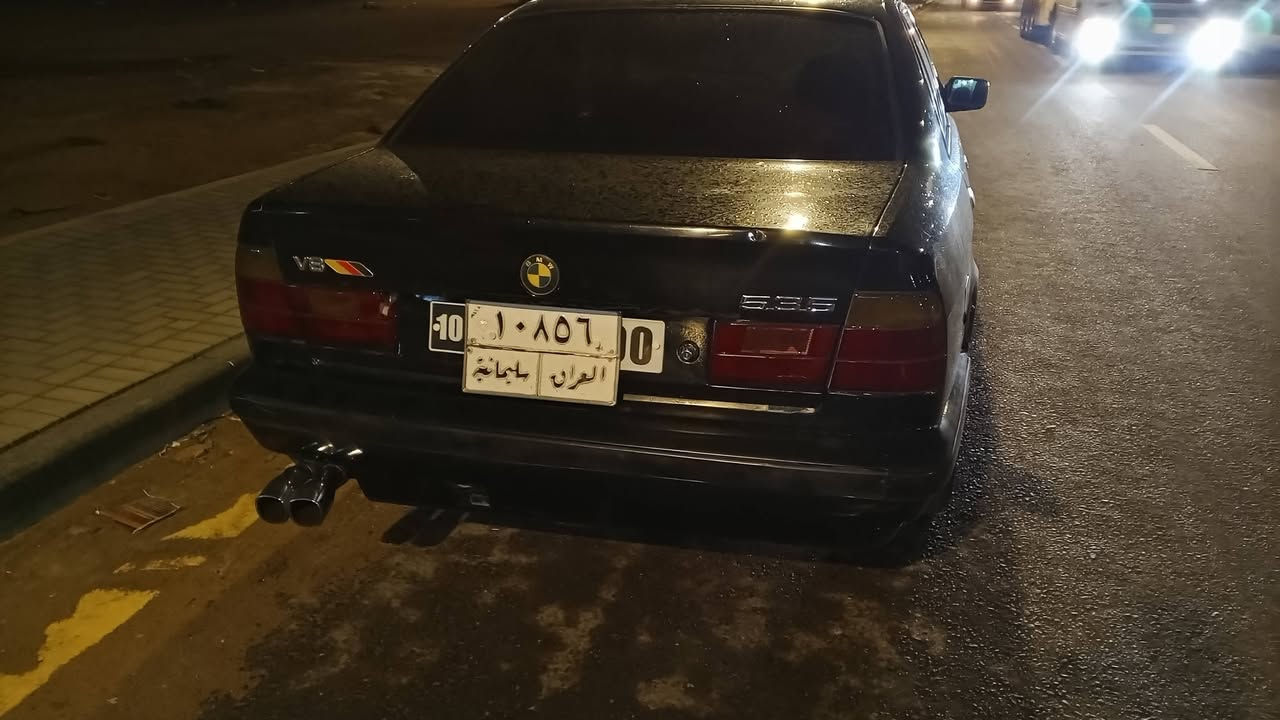 بيام حجم535 رقم سليمانيه وراعيها شرطي السياره كفاله من الضربه مكينه وكير جدد اوتوماتيك 35مفتوح حداده جديده طخم تاير كهربائيات كلها شغاله مراوس أو بيع السعر48وبيها مجال الرقم الهاتف***********
