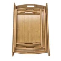 صواني خشب • مجموعة ٣ أحجام • توصيل مجاني