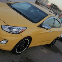 اكسنت ١٥ السيارة ليبل واحد حادثها جاملغ الأيمن الخلفي تخم تاير حدادية ...