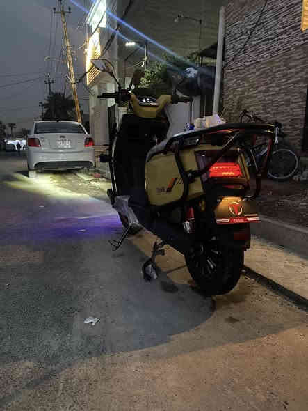 سلام عليكم 
دراجه شجن تانك مواصفات عاليه :
٦بطاريه 
حجم الملف١٥٠٠
بلوجكتر جانبي عدد٢
تجي وياها شاحنتها سريعه ورقميه 
شاشه الكترونيه ذكيه تعرض الك كل عطل بالدراجه 
تجي ويه الدراجه كارت تشغيل عدد٢ بصمه٢ سويج٢
امانه الله ورسوله الدراجه ما متعبها ابد مداراه ع حسب الاصول مبدل فقط عقل السعر خاص ونتساهل ويه الناس الخيره الاستفسار ع هاذه الرقم ***********
