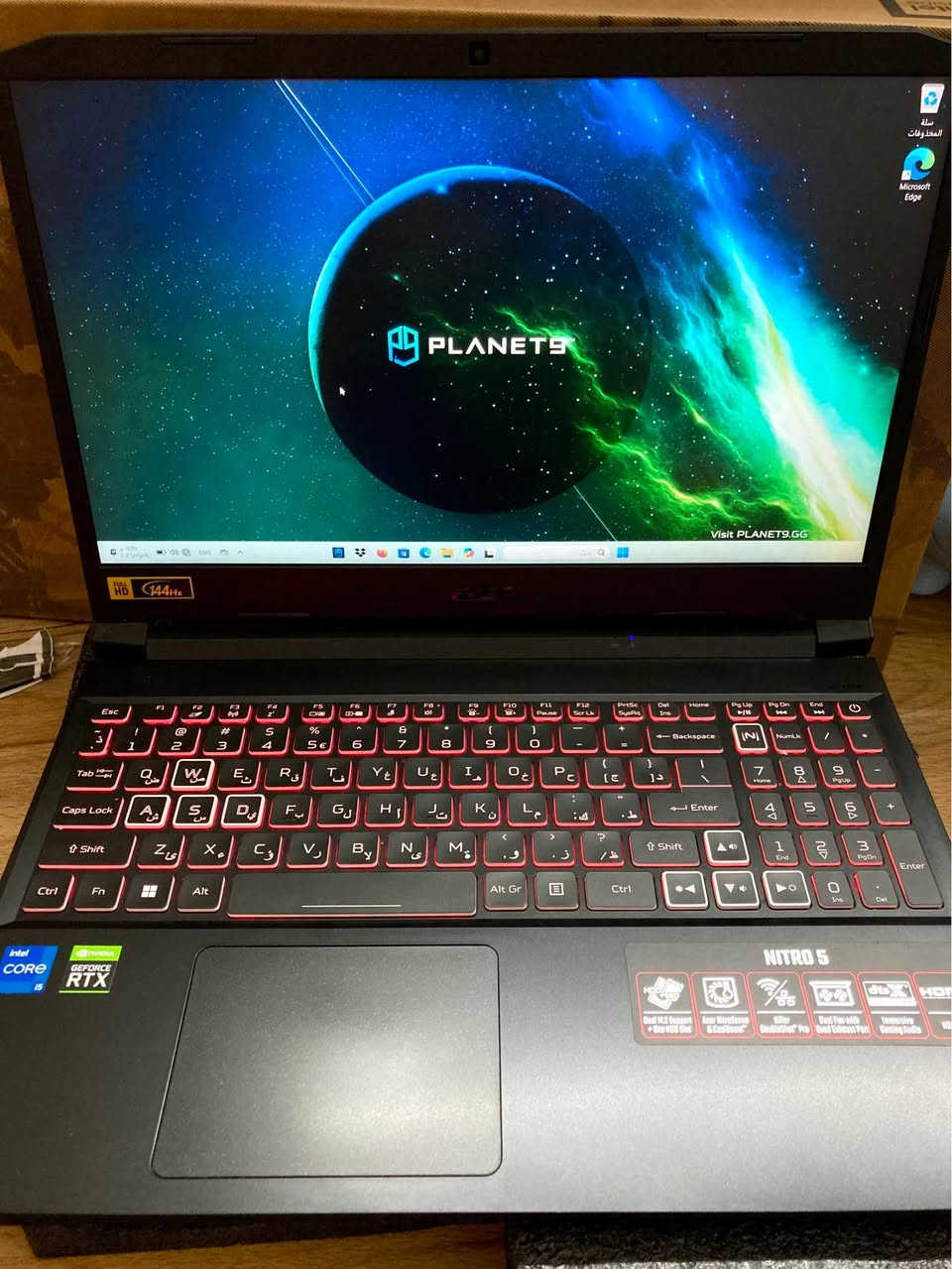 السلام عليكم شباب
لابتوب الكيمنك من Acer فئه Nitro 5 Gaming الاحترافية 

لابتوب بالكارتونه شرق اوسط وكاله نضيف جدا مستعمل قليل مضمون

ياتي بمواصفات

شاشه حجم 15.6انش بمعدل تحديث 144هرتز الوان شاشه 100%SRGB حواف نحيفه بخواص low blue 

معالج ممتاز من انتل 
Core i5-11TH GEN -H 5.1GHZ 
من الجيل الاحد عشر من انتل فئه H للاداء الثقيل

كرت الشاشه المنفصل احترافي من
Nvidia RTX 3060-6GB DLSS + ray tracing full watt

رامات سعه 16GB قابل للتطوير
هارد 512m.2 قابل للتطوير

كيوبرد معرب RGB تفاعلي 
صوت ستيريو من HI-RIZ عالي

بطاريه ساعتان عمل

اكيد اللابتوب قادر على تشغيل كافه الكيمنك او برامج الهندسه او المونتاج

السعر ٨٩٠ الف فقط 
بغداد قرب البياع و متوفر توصيل 
للتواصل*********** بغداد, العراق
