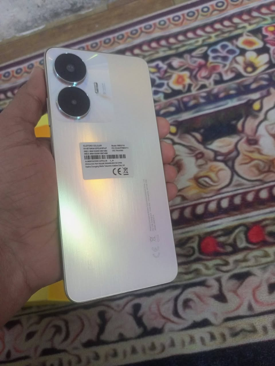 ‏جديد جديد  عرض 🔥ريلمي c55الأصلي مخزون ذاكرة 256الرام 16 معالج 💪 بطارية 5الاف  شحن سريع 33wكامرة 64مكيه بكسل 135يوجد توصيل لجميع المحافظات العراق
‏


**إذا كنت صاحب هذا الإعلان وتريد حذفه لأي سبب، رجاءا أرسل رسالة إلى الدعم الفني**