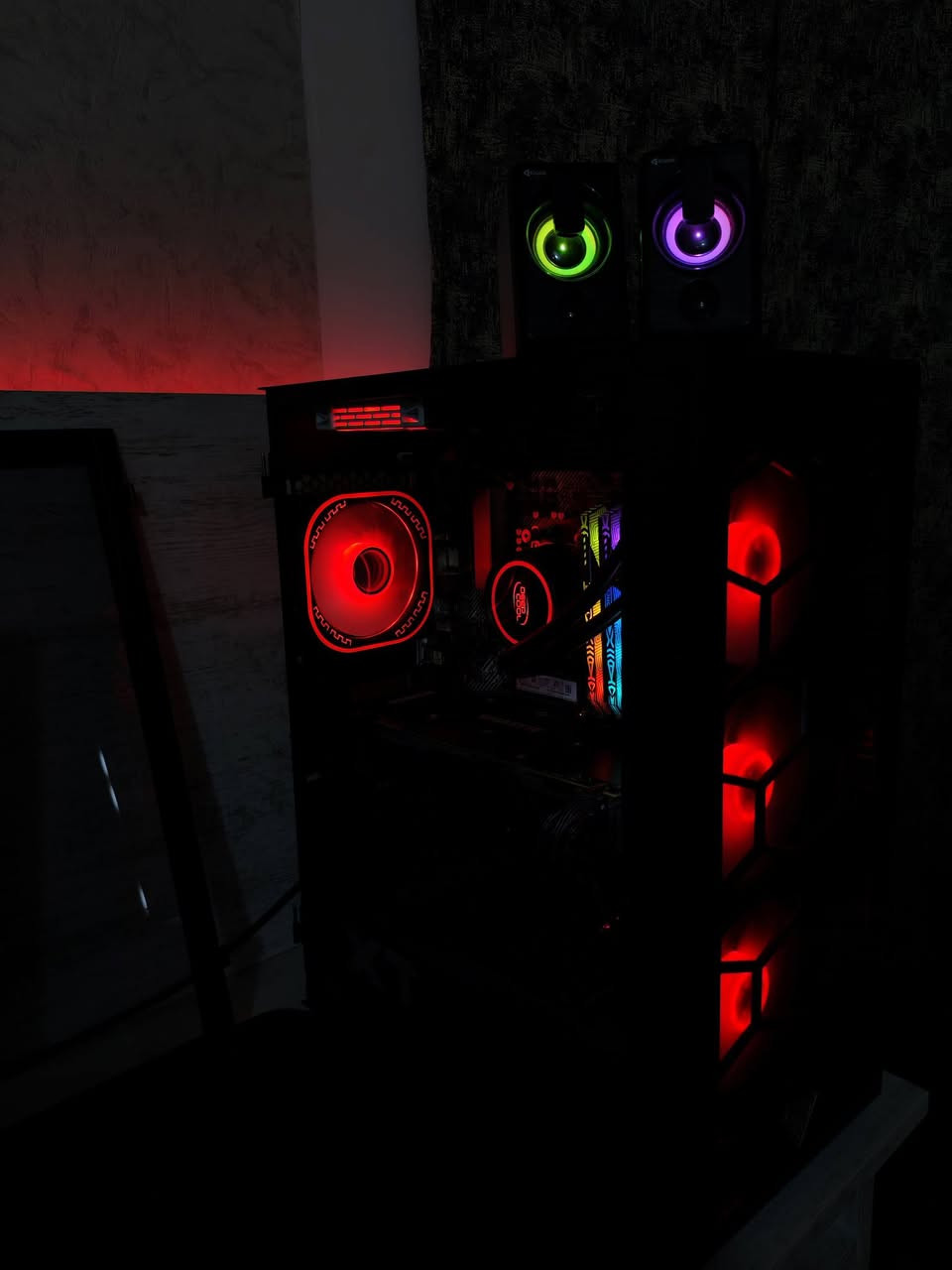 تجميعتي للبيع كاملة مكلمة وجاهزة حتى العاب بيها اضطريت ابيعها لسبب خاص الله شاهد التجميعة كلش مرتبة وصارف عليها وتعبان عليها كلش تنطيني بلعبة بتلفيلد  6 اكثر من 100 فريم 
R5 5500
Deepcool L120m تبريد مائي
B450m asus 4slot ram
Ram 16gb 2*8 T-Force 3600mhz rgp
M.2-512gb samsung
Ssd 128gb kingston
Hdd 500gb WD
Psu 500w +80 xfx
Case mass 6fan rgp تحكم ريمونت
Gtx 1080 8gb gigabyte 3fan
مع شاشة اسوس 19inch 60hz 
مع ماوس گلوريس وكيبورد ريدراغون هدية
 السعر ٧٥٠ اذا ما عاجبك اعبر المنشور لو ما محتاج ماابيعها بهالسعر مكاني بغداد


**إذا كنت صاحب هذا الإعلان وتريد حذفه لأي سبب، رجاءا أرسل رسالة إلى الدعم الفني**