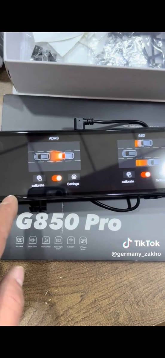 كامره داشكام مراقبة السياره wolfbox g850 pro 
*********** دهوك, العراق
