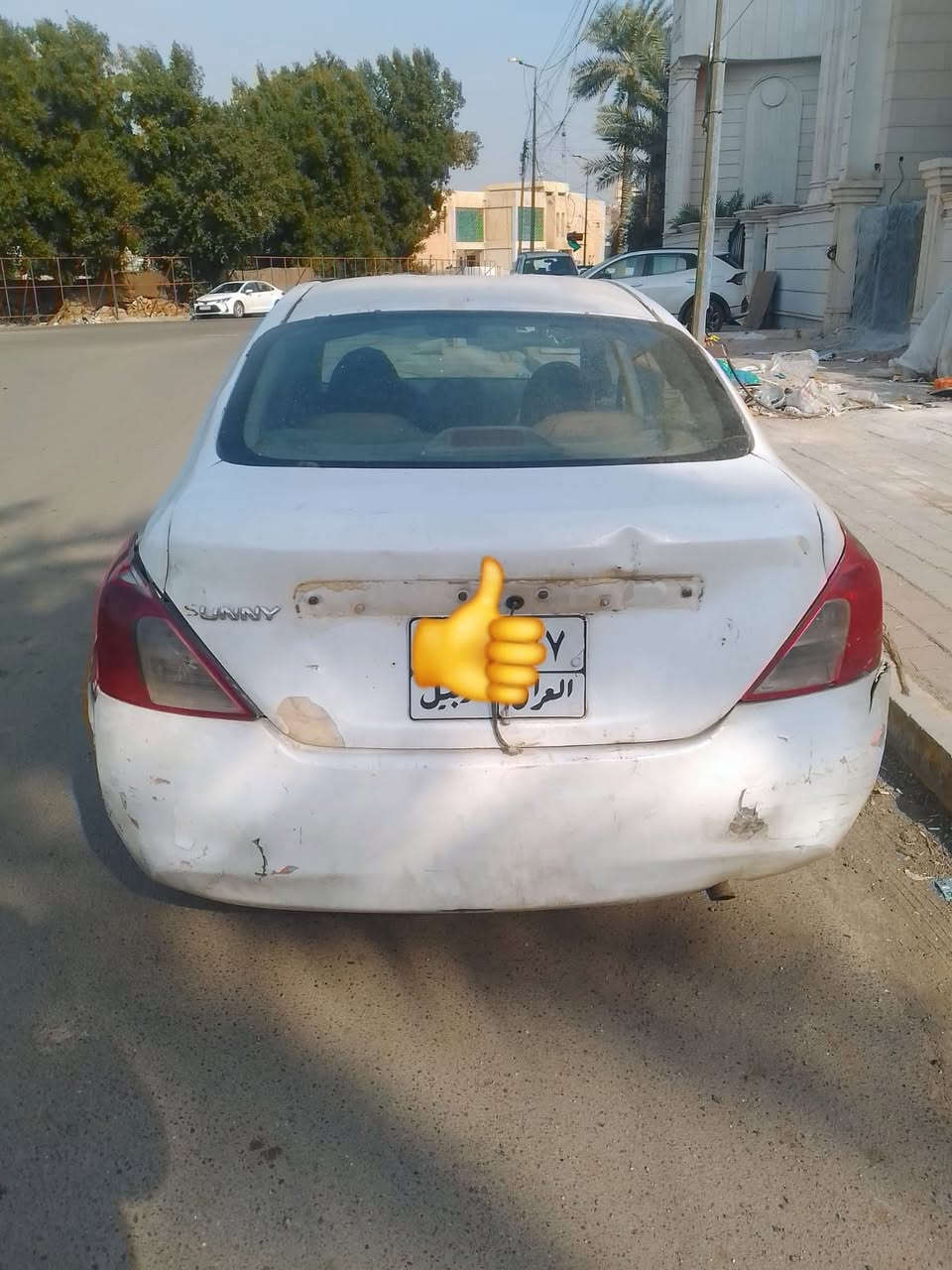 ادوات 🛠يعني كلك 
سلام عليكم نيسان سني موديل14 مضروبه بجم ومثل ما موضح بالصور ضربات بيه ابيع كفاله سرقه وعشاىر فقط سعر 30 بيه مجال عنوان بغداد 
***********
