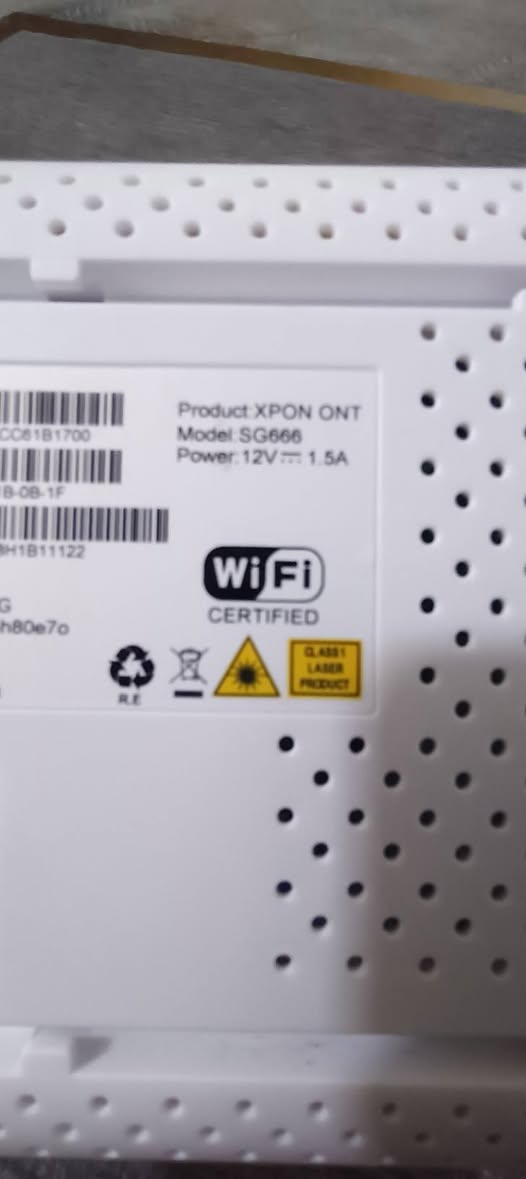 متاح قطعتين جديد بدون كارتون راوتر ضوئي واي فاي 6


**إذا كنت صاحب هذا الإعلان وتريد حذفه لأي سبب، رجاءا أرسل رسالة إلى الدعم الفني**