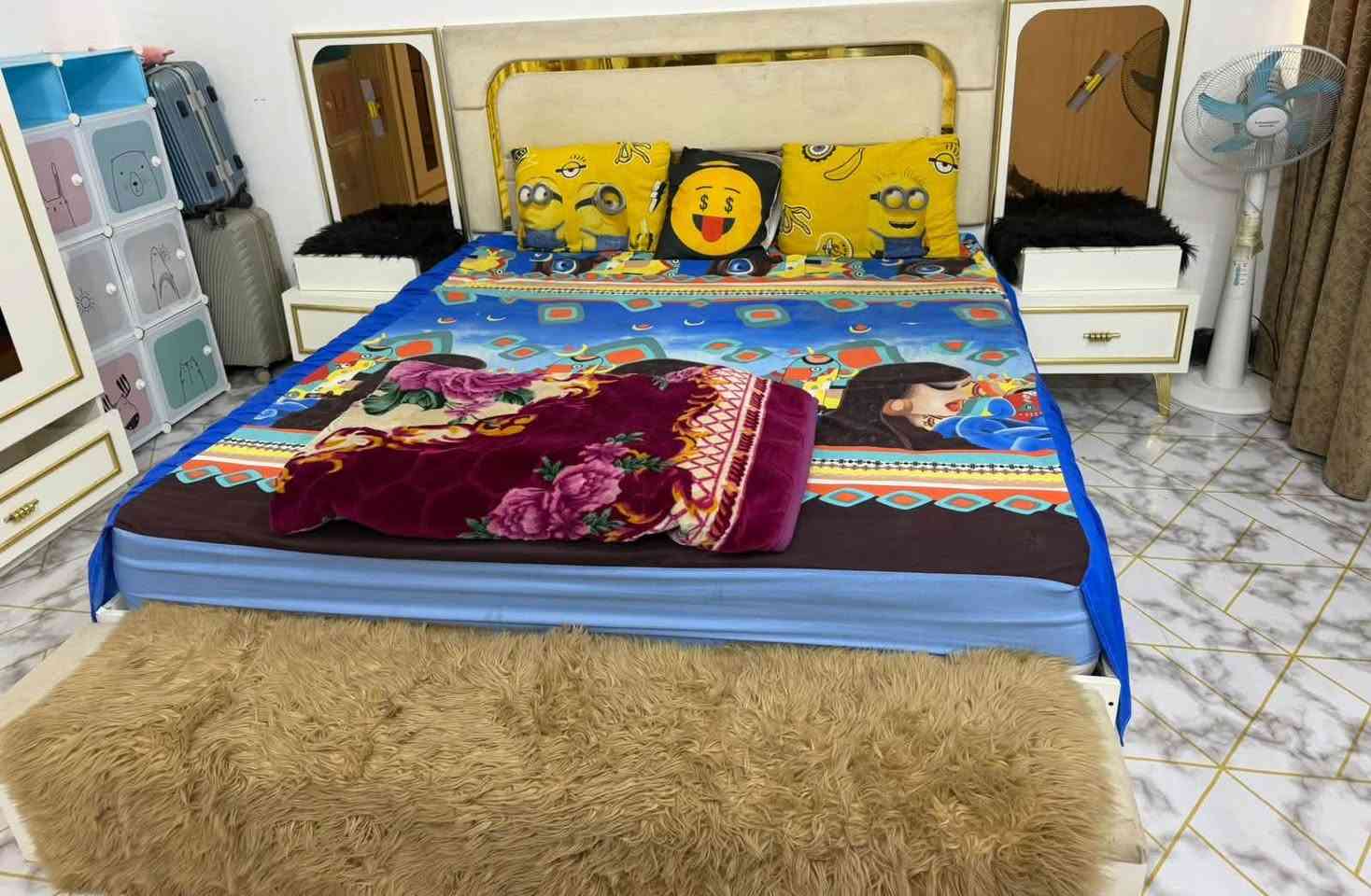 من رخصت صاحب البيج غرفه تركي نضيفه 8 قطع نضافه 80 بالميه كلش نضيفه للبيع السعر 475 وبيه محاب اتصال *********** النجف حي ميسان
