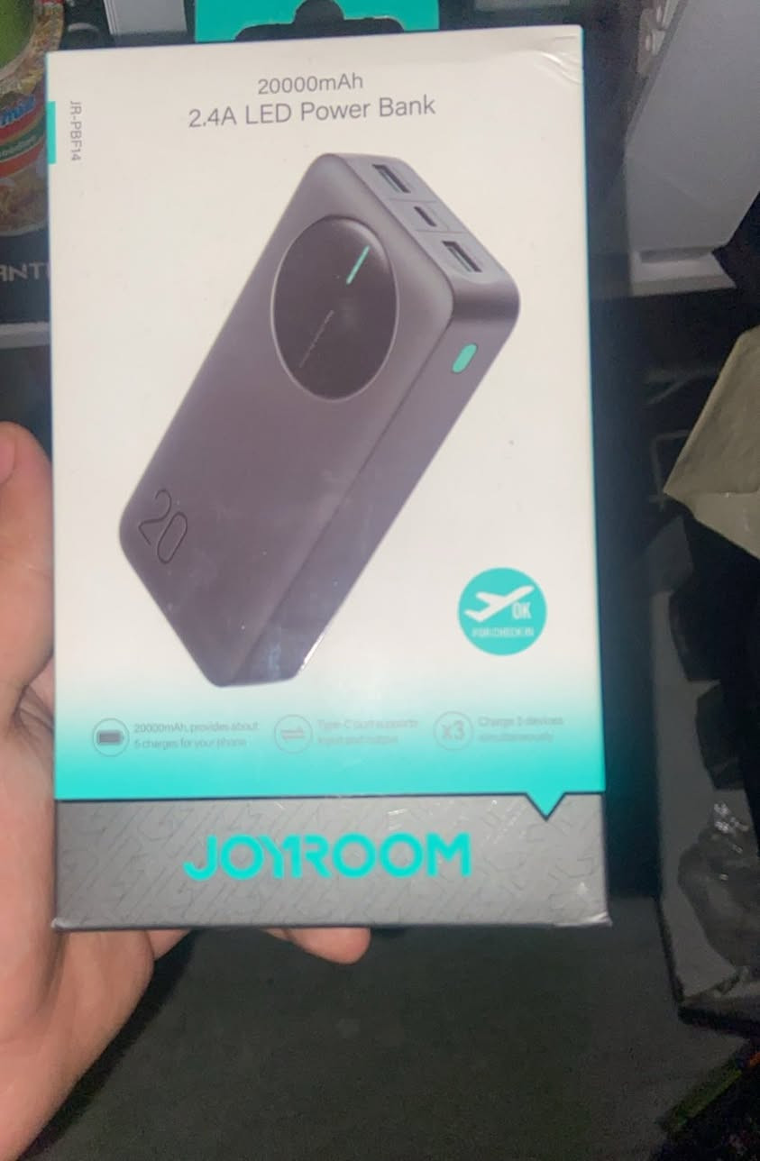 باور بنك 20.000الف ملي امبير يدعم الشحن السريع 3 منافذ نضيف جدا ماركة جوي روم العالمية يتوفر توصيل والسعر 20الف فقط


**إذا كنت صاحب هذا الإعلان وتريد حذفه لأي سبب، رجاءا أرسل رسالة إلى الدعم الفني**