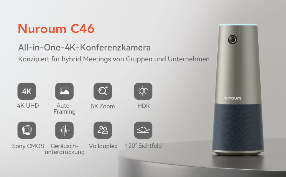 احد الحلول الابداعية لبيئة العمل والاجتماعات عبر الوب نقدم لكم احد الحلول التقنية  Nuroum C46 4K Conference Webcam كامرا 4ك مع 7 مايكات


**إذا كنت صاحب هذا الإعلان وتريد حذفه لأي سبب، رجاءا أرسل رسالة إلى الدعم الفني**