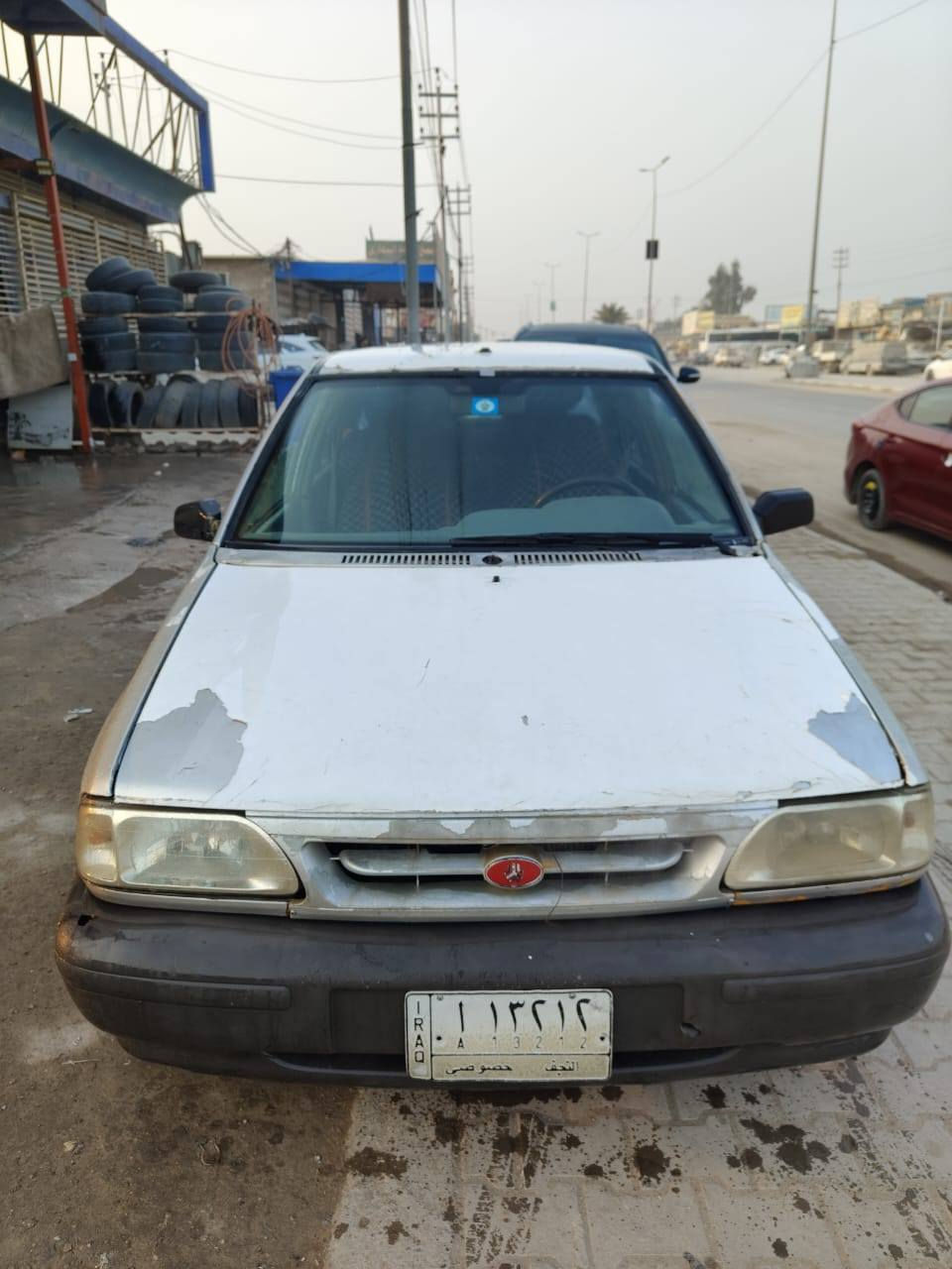 سلام عليكم سايبه ٢٠١٢ رقم نجف سيارة جاهزه محرك جديد عل شرط كير تخم تاير حداديه كله بيه طخه جاملغ امامي عابره عل لغد فقط سياره حلوه َكاعده مكانه نجف شارع المطار *********** السعر ٢٦
