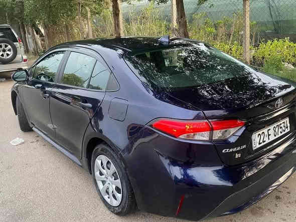 تيوتا كورلا 2021 le وارد امريكي
صنع في اليابان 
رقم اربيل تحويل مباشر بأسمي سنويه
مواصفات le  معروفه 
محرك 1800 بانزين المرغوب
مكفول كير مكينه شواصي لغود
ماشيه 50 m
سيارة بدون صبغ فقط بارد 
موضح بالصور الحادث

سعر 150  بي مجال
مكان سيارة بغداد شارع فلسطين
*********** بغداد
