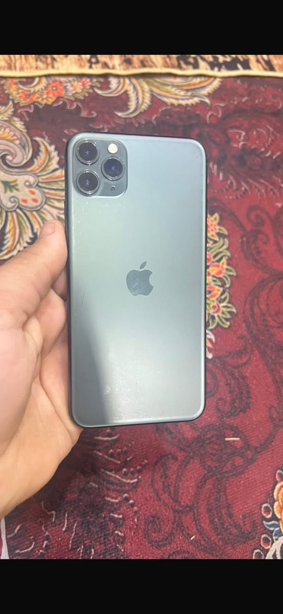 سلام عليكم آيفون ١١برو ماكس جهاز نضيف مبدله شاشه وبطاريه فقط بطاريه ١٠٠شاشه ٣خيارات ذاكره٢٥٦السعر ٢٧٥وبي مجال العنوان بغداد  البديات لاستفسار ***********
