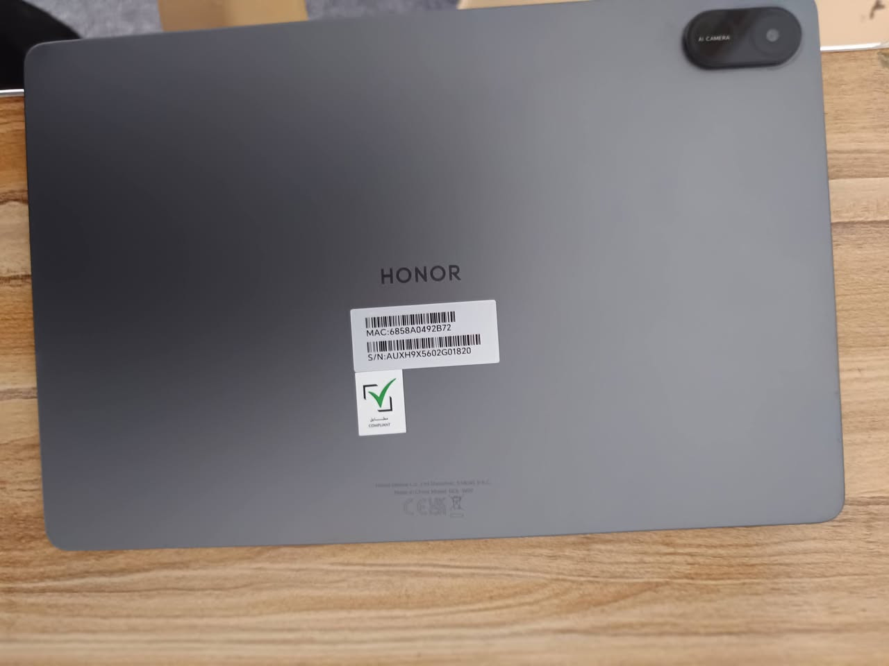 HONOR pad X8a
ذاكره \128
معالج/680
بطاريه 8300
شاشه HD11
مستخدم فتره قليله ونضيف بدون مشاكل 
شاشة كبيرة ووضوح عالي
✅ بطارية قوية تدوم وقت طويل
✅ أداء جيد للاستخدام اليومي
✅ تصميم معدني أنيق
✅ صوت ممتاز بسماعات رباعية �
السعر 170


**إذا كنت صاحب هذا الإعلان وتريد حذفه لأي سبب، رجاءا أرسل رسالة إلى الدعم الفني**